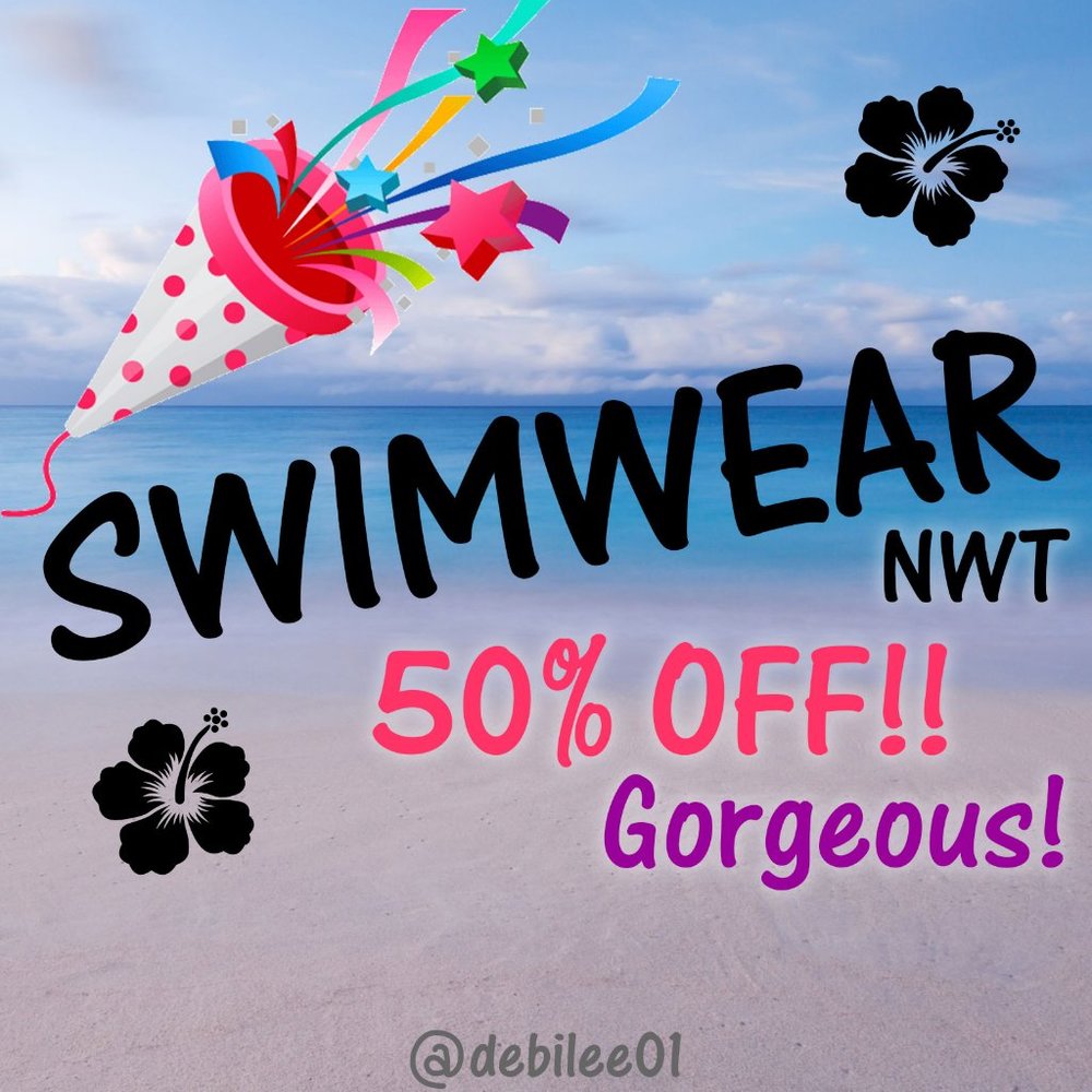 NWT Various Sizes 50% off Retail Suits & Coverups